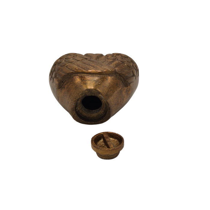 Urn Hart met Vleugels - Antiek Goud