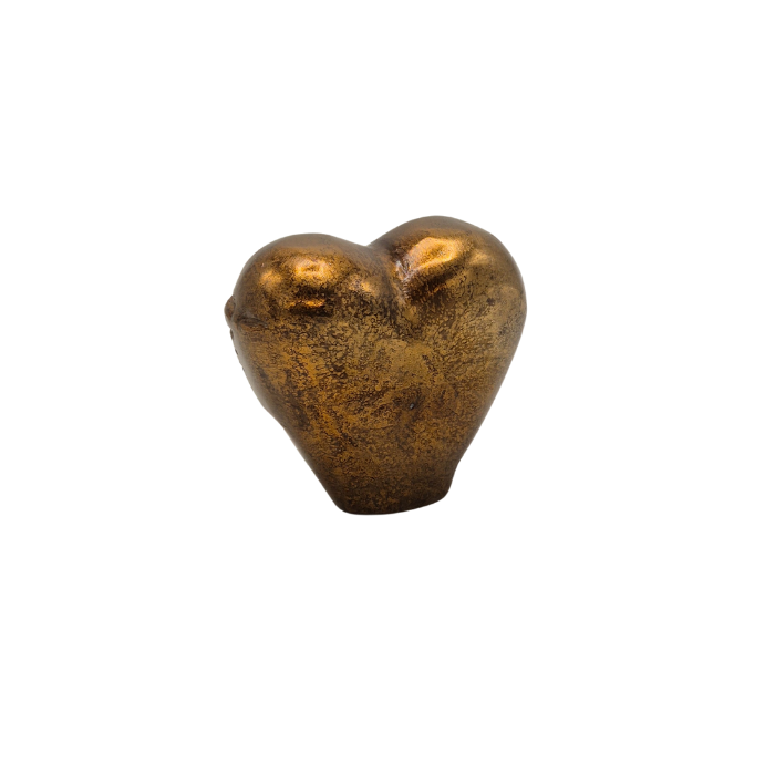 Urn Hart met Vleugels - Antiek Goud