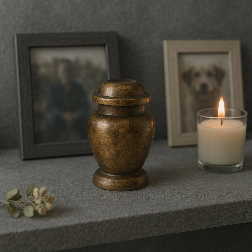 Mini Urn - Antiek Goud