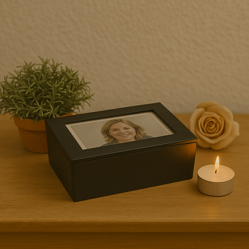 Memorybox/Fotobox Sfeerfoto Zwart
