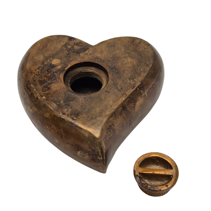 Urn Hart Opening Antiek Goud
