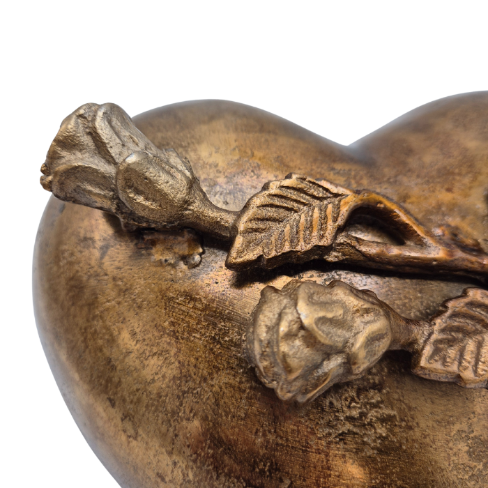 Urn Hart met Roos Details Antiek Goud