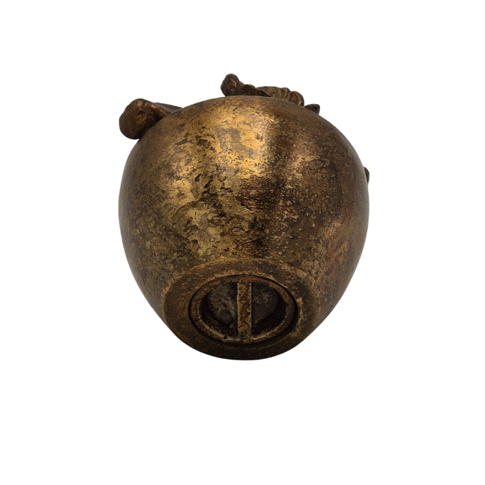 Urn Pot 2 Bloemen Onderzijde Antiek Goud