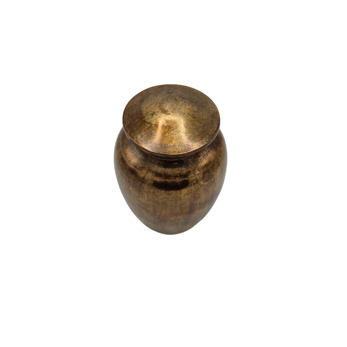 Urn Standaard Antiek Goud Bovenaanzicht Ring