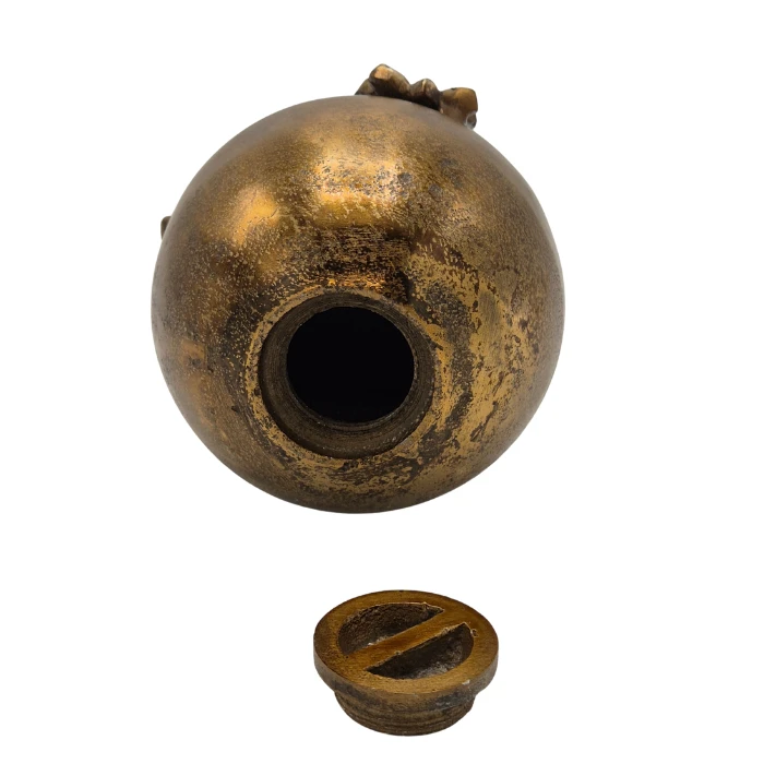 Urn Bol Vlinders - Kleur Antiek Goud