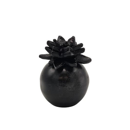 Urn Lotus - Kleur Black Antique