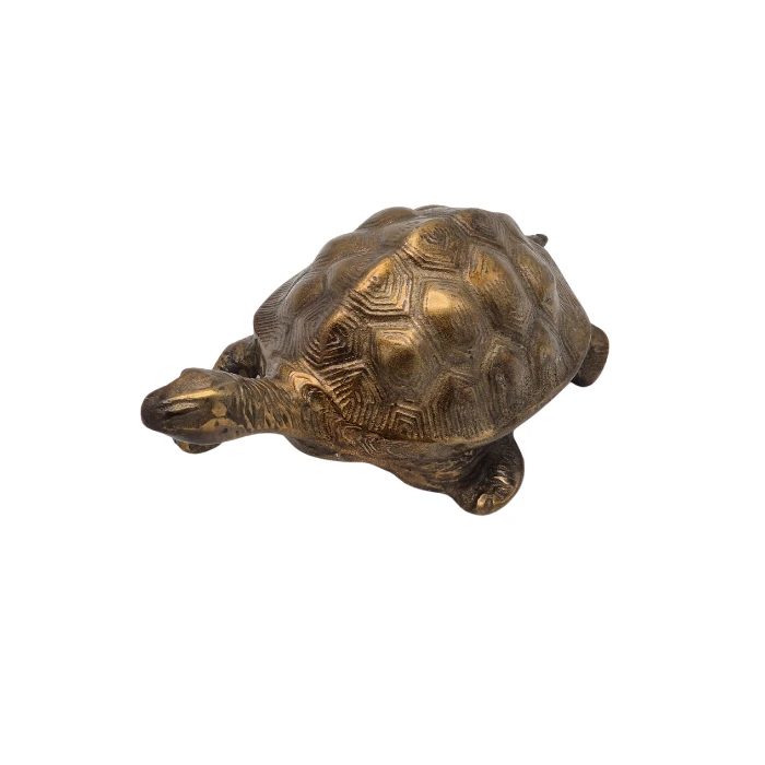 Urn Schildpad - Antique Brass