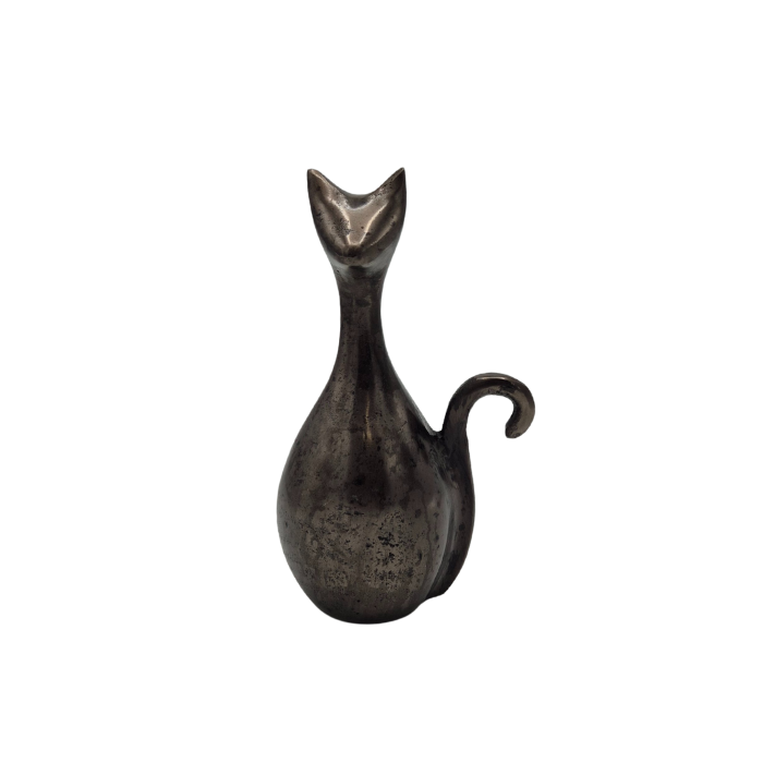 Urn Kat - Kleur Night Black/Grijs