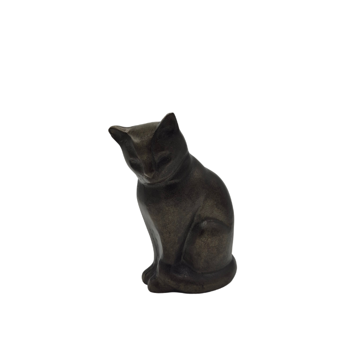 Urn Cat Sitting - Night Black/Grey
