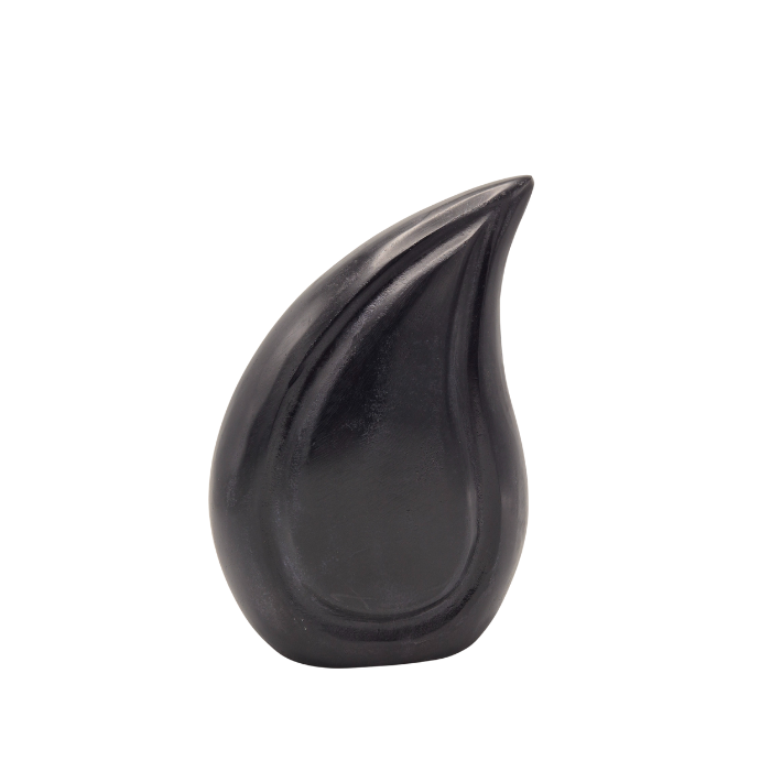 Urn Druppel L - Traan Urn - Kleur Zwart