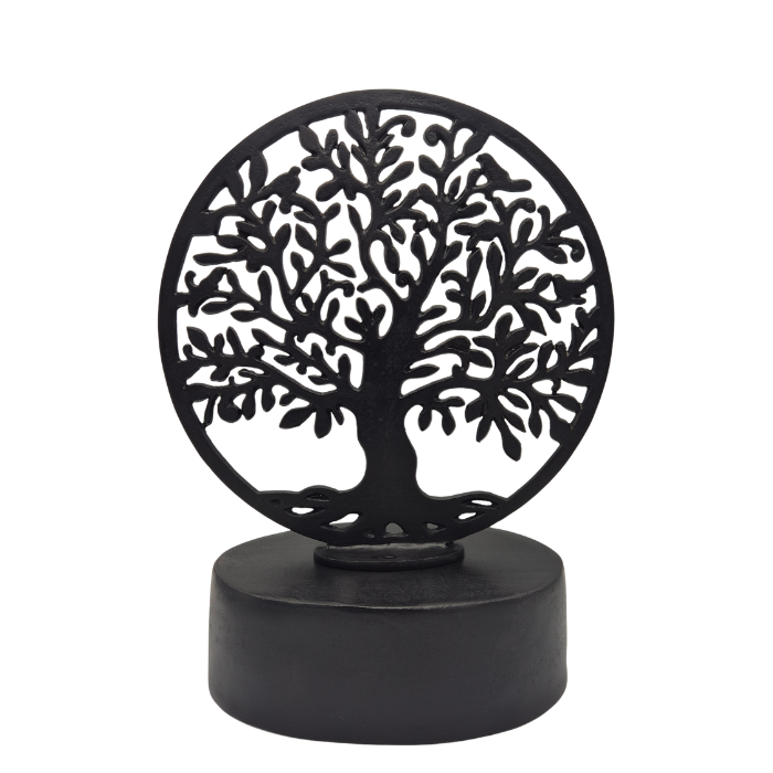Urn Familytree - Familieboom -  Antiek Zwart