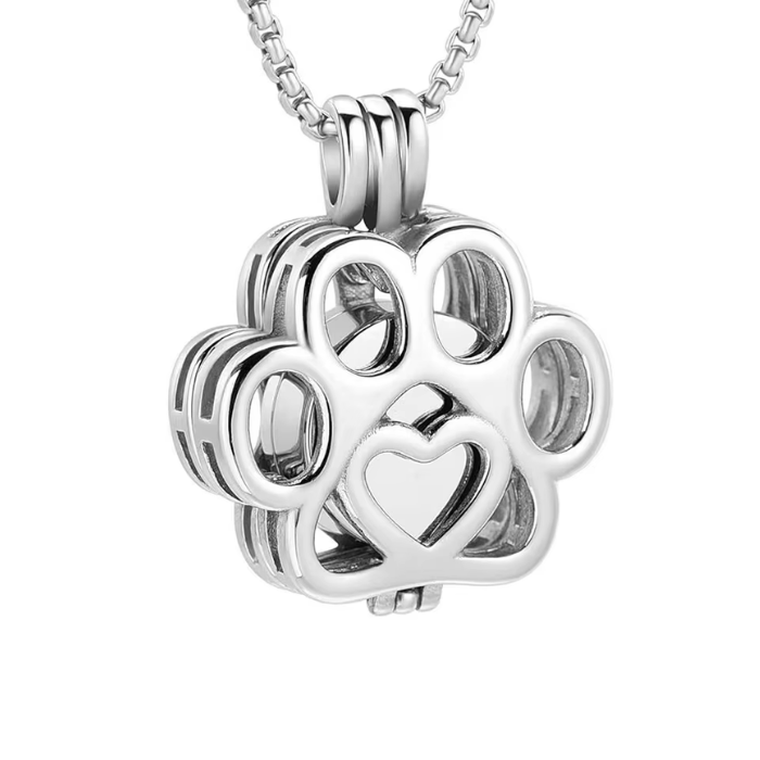 As Hanger Hondenpoot Zilver – As Sieraad van Stainless Steel