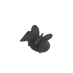 Urn Vlinder op Steen - Night Black/Grijs