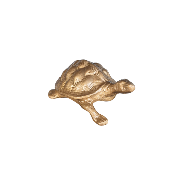 Urn Schildpad - Antique Brass