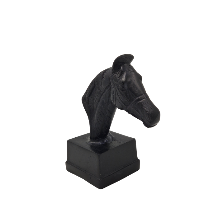 Urn Paard - Antiek Zwart