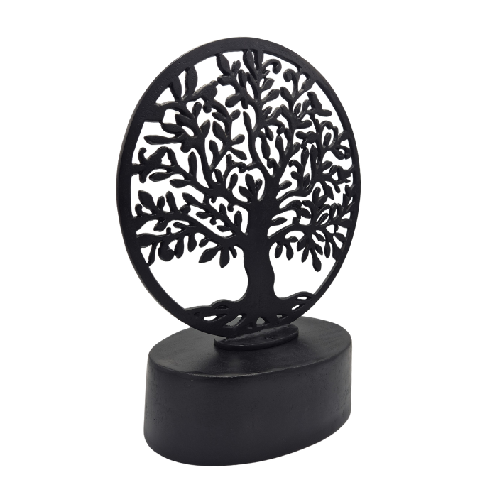 Urn Familytree - Familieboom -  Antiek Zwart