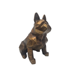 Urn Franse Bulldog - Antiek Goud
