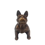 Urn Franse Bulldog - Antiek Goud