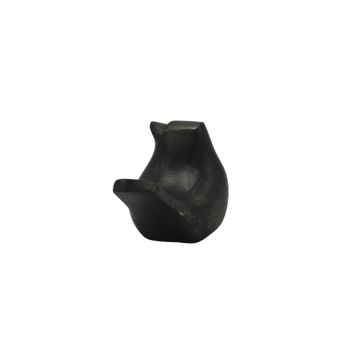 Urn Vogel - Urntje - Night Black - Grijs - 10cm