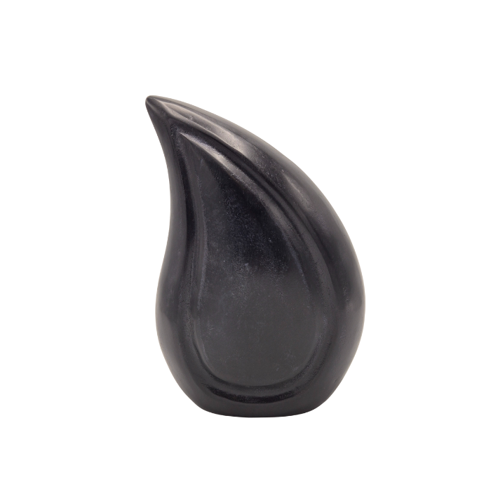 Urn Druppel L - Traan Urn - Kleur Zwart