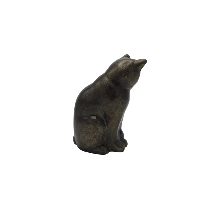 Urn Cat Sitting - Night Black/Grey