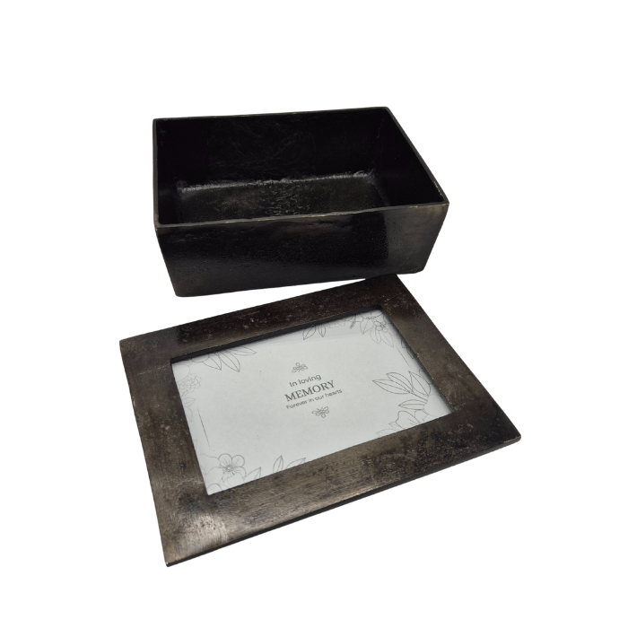 Memory Box - Herinneringen Box - Kleur Night Black/Grijs