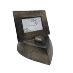 Urn Hart met Fotoframe - Night Black/Grijs