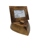 Urn Hart met Fotoframe - Antiek Goud