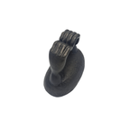 Urn Handen in hart op steen - Night Black/Grijs