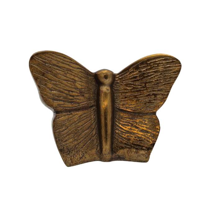 Urne Papillon - L - Or Antique