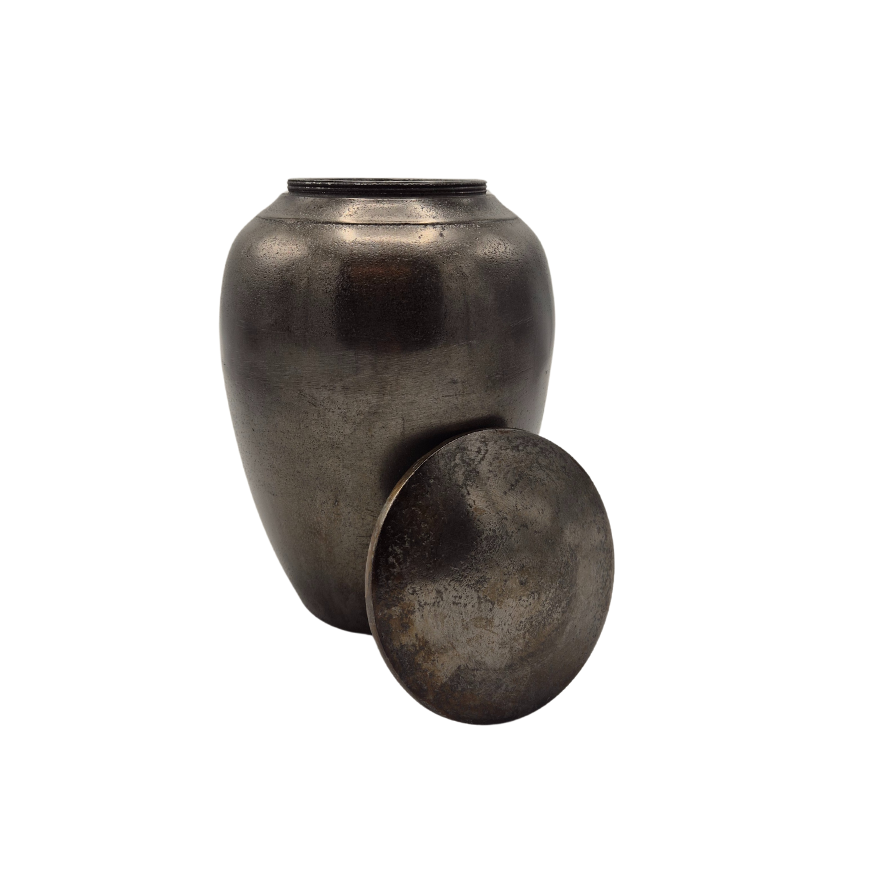 Urn - Kleur Night Black/Grijs