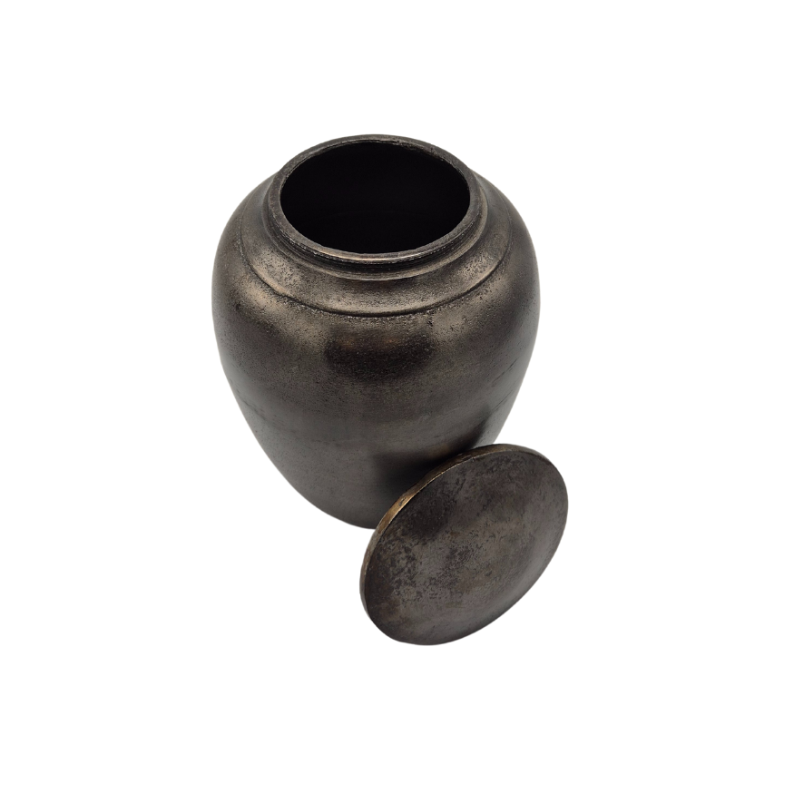 Urn - Kleur Night Black/Grijs