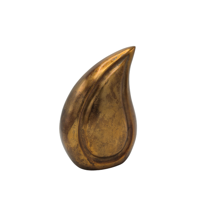 Urn Druppel L - Kleur Antiek Goud