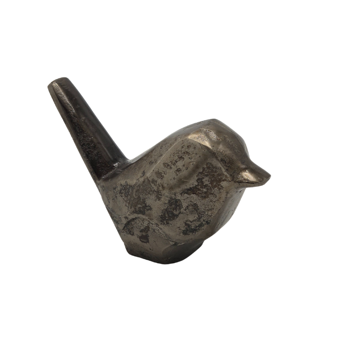 Urn Birdie Vogel - Kleur Night Black/Grijs