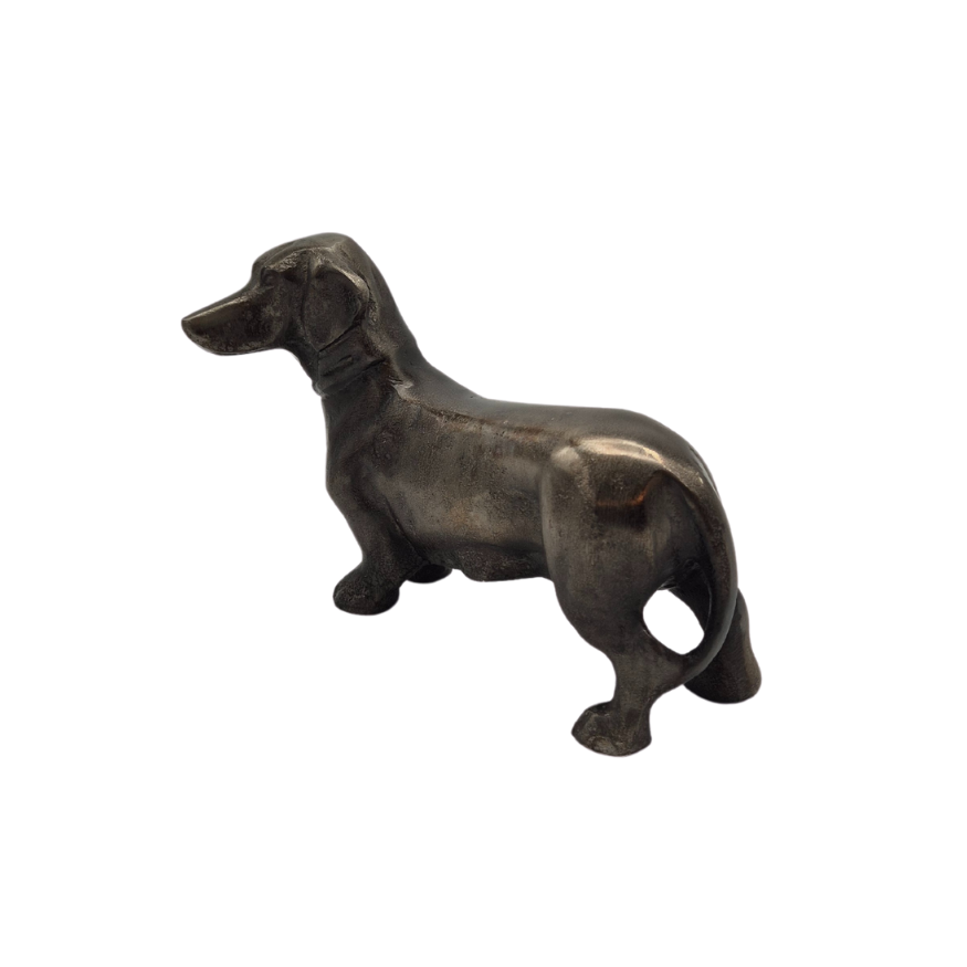 Urn Hond M - Kleur Night Black/Grijs