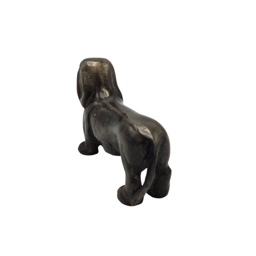 Urn Hond S - Kleur Night Black/Grijs