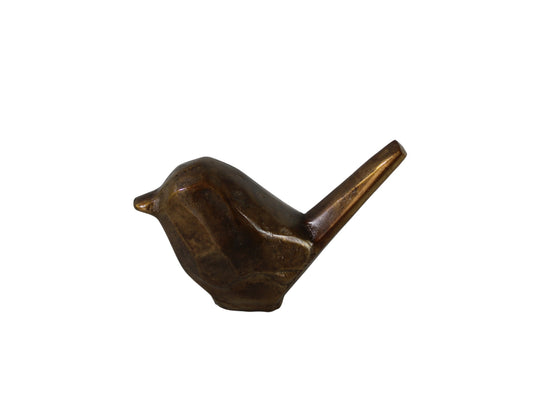 Urn Birdie Vogel - Kleur Antiek Goud