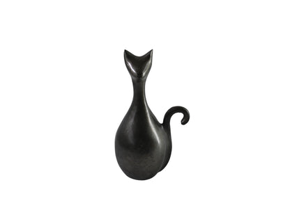 Urn Kat - Kleur Night Black/Grijs