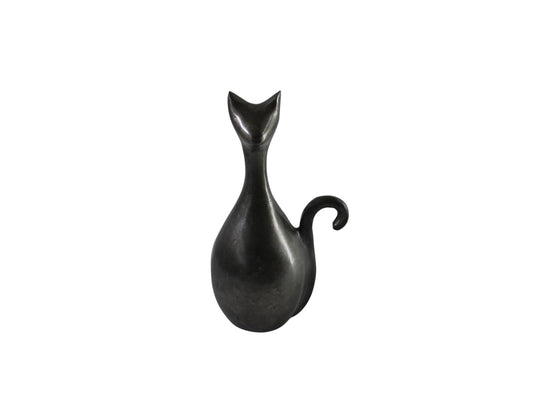 Urn Kat - Kleur Night Black/Grijs