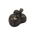 Urn Hart met Hond - Kleur Night Black/Grijs