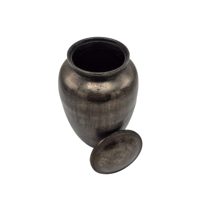 Urn - Kleur Night Black/Grijs