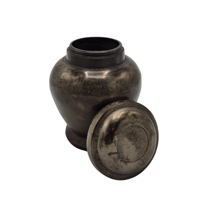 Urn M- Kleur Night Black/Grijs