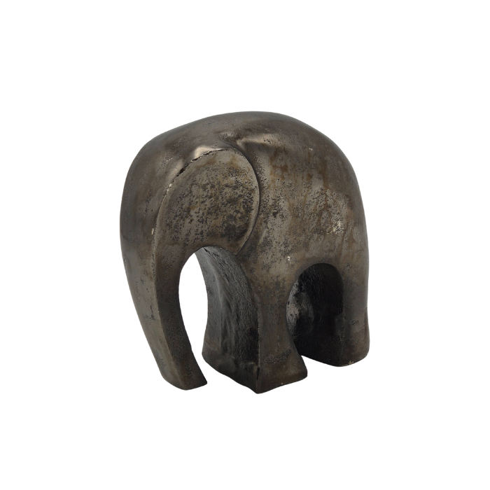 Urn Olifant - Kleur Night Black/Grijs