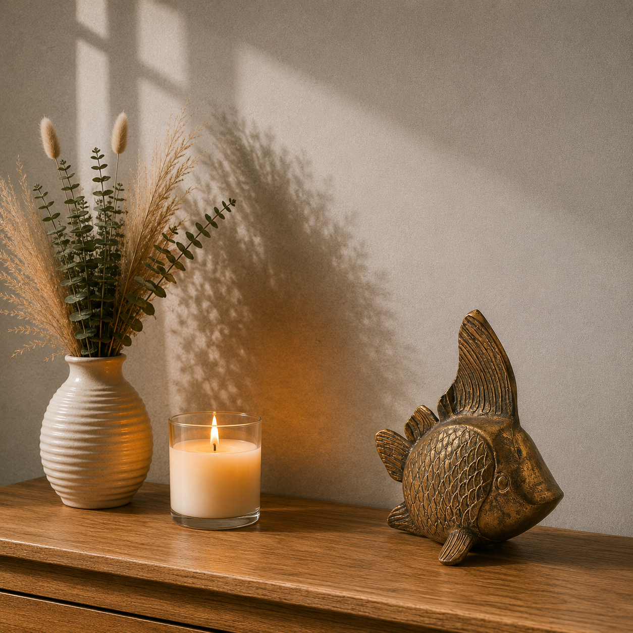 Urn Vis - Antiek Goud