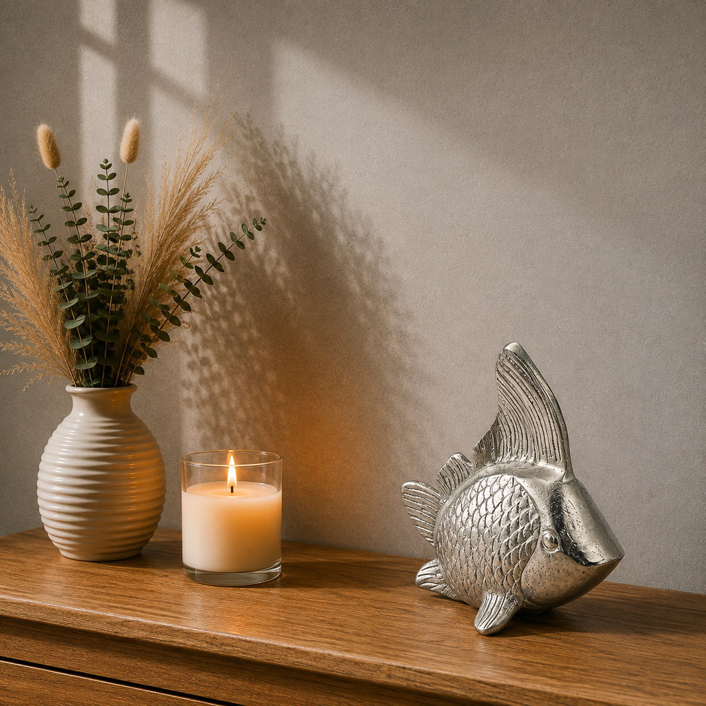 Urn Vis - Zilver