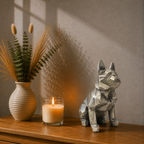 Urn Franse Bulldog - Zilver