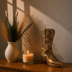 Urn Cowboylaars - Antiek Goud
