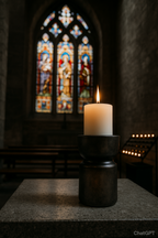 Urn Kandelaar - Kleur Night Black/Grijs