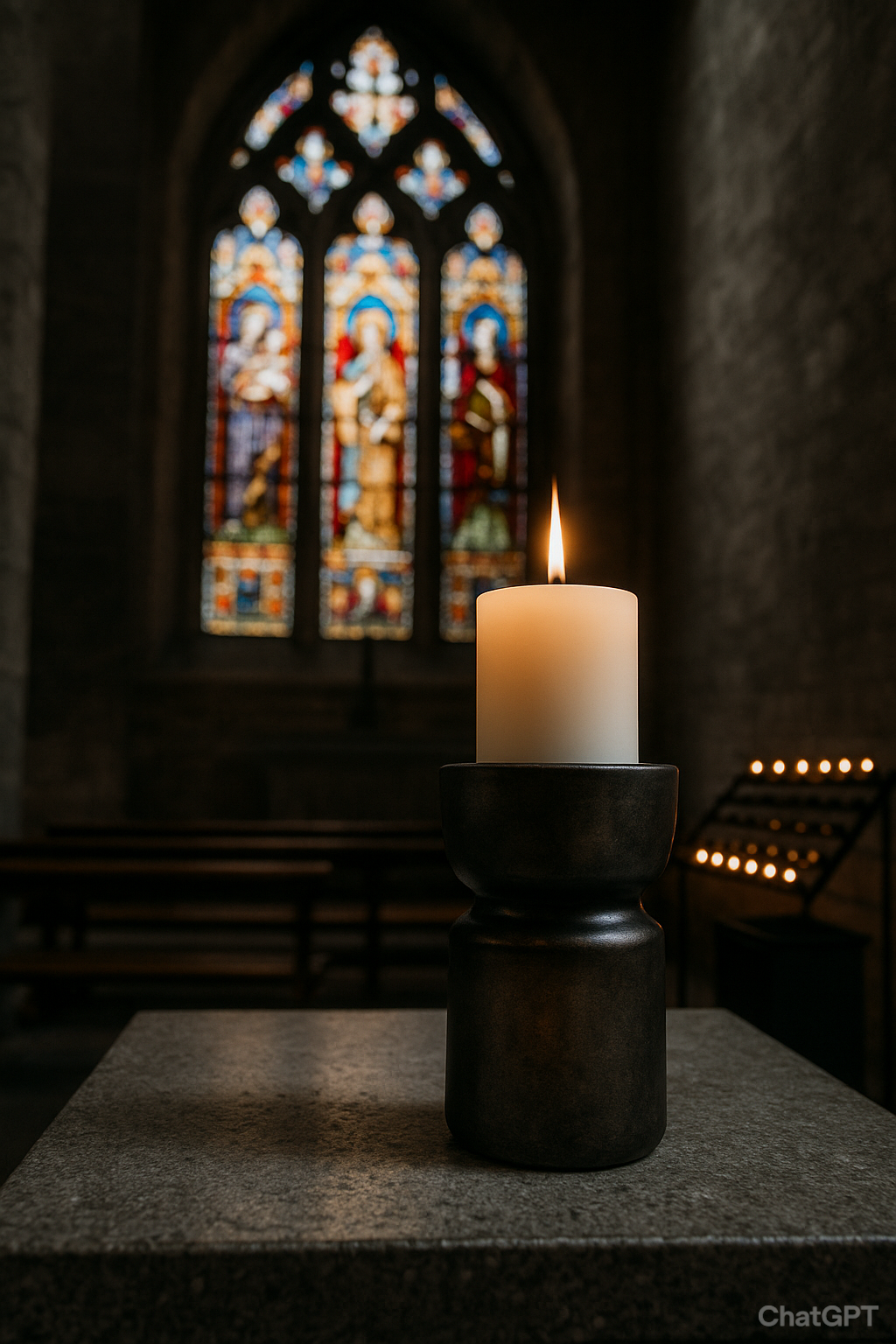 Urn Kandelaar - Kleur Antiek Zwart