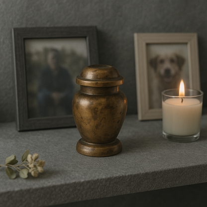Mini Urn - Antiek Goud